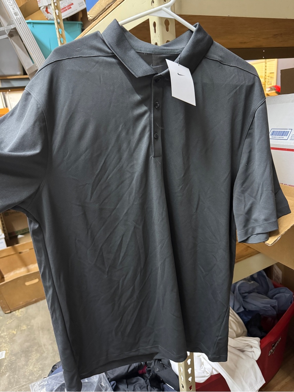 Nike Men’s Black Dri-Fit Polo Shirt XL